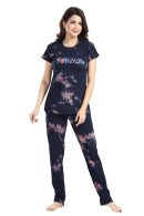 Women's Tie-Dye Loungewear Set | Cotton T-Shirt and Capri Pants | Multicolor Capri Set for Women & Girls