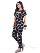 Trendy Women's Printed Cotton Nightsuit Set – Soft Loungewear Pajama Set | Premium Hosiery Cotton