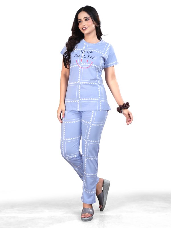 Trendy Women's Printed Cotton Nightsuit Set – Soft Loungewear Pajama Set | Premium Hosiery Cotton - Image 6